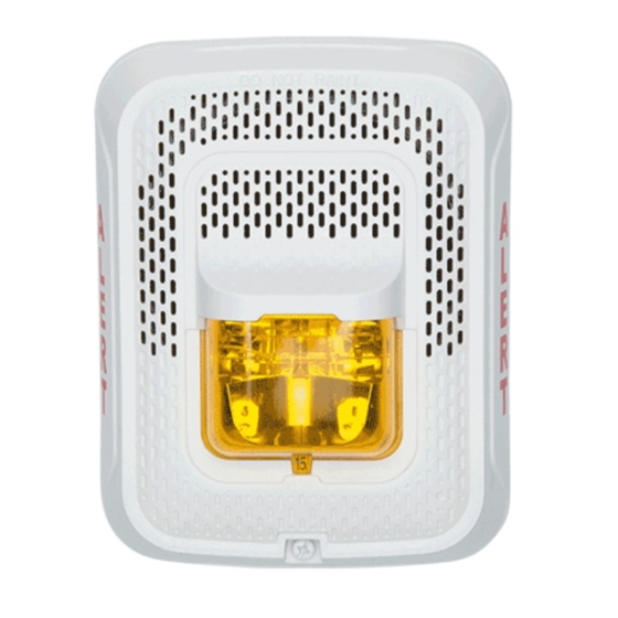 System Sensor SPSWL-ALERT Installation And Maintenance Instructions