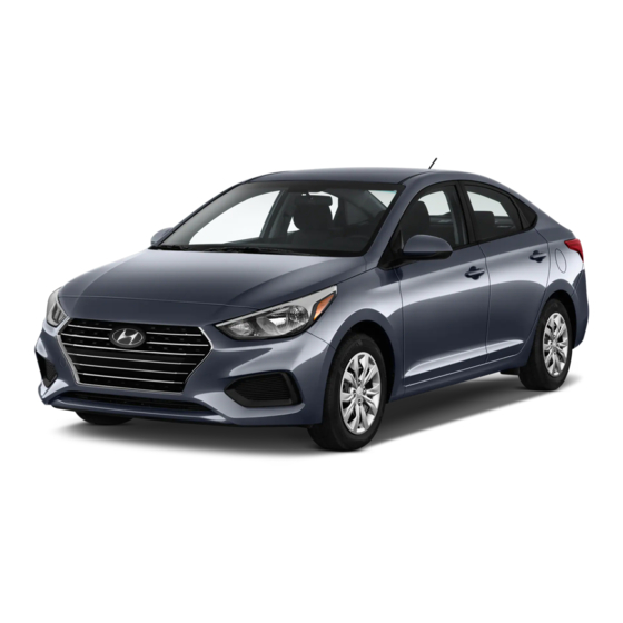 Hyundai Accent HCI 2019 Owner's Manual