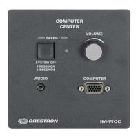 Crestron iMedia IM-WCC Operations & Installation Manual
