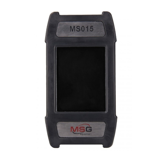 MSG MS015 COM User Manual