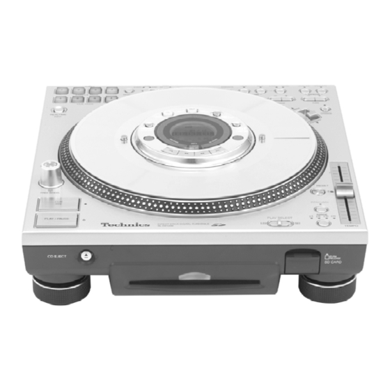 Technics SL-DZ1200PP Service Manual