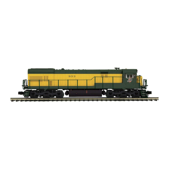 MTHTrains PREMIER U30C DIESEL ENGINE Operator's Manual