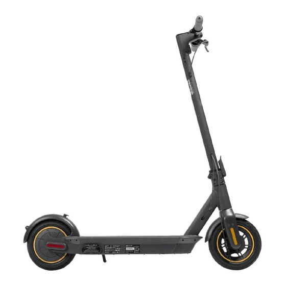 SEGWAY NINEBOT KICKSCOOTER MAX USER MANUAL Pdf Download | ManualsLib