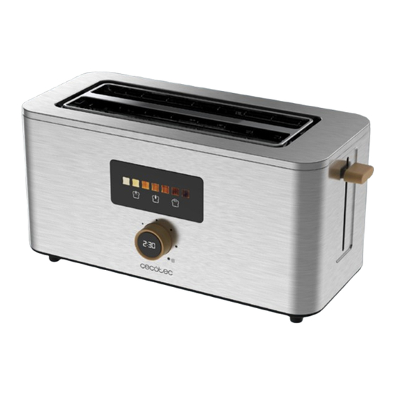 cecotec TOUCH&TOAST EXTRA DOUBLE Manuals