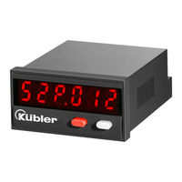 Kübler CODIX 52P Operating Instructions