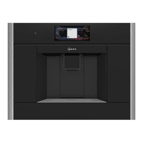 NEFF CL4TT11 0 Series Instructions For Use Manual