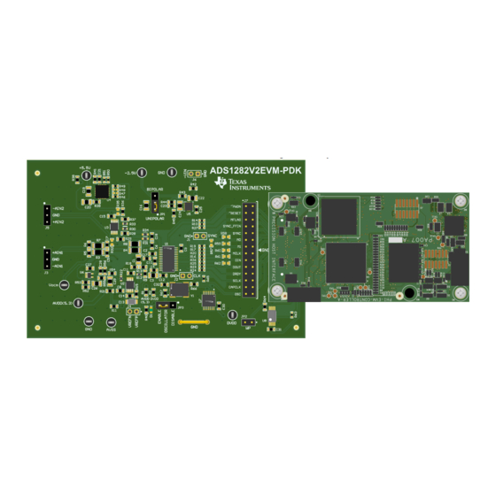 Texas Instruments ADS1282V2EVM-PDK Manuals
