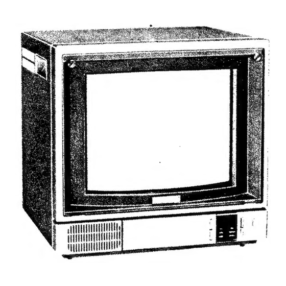 Sony TRINITRON CVM-1371QE Service Manual