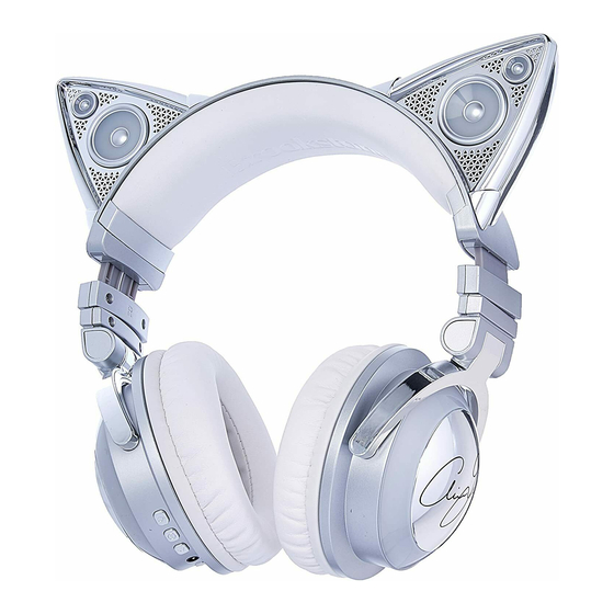 BROOKSTONE Wireless Cat Ear Headphones Manuals