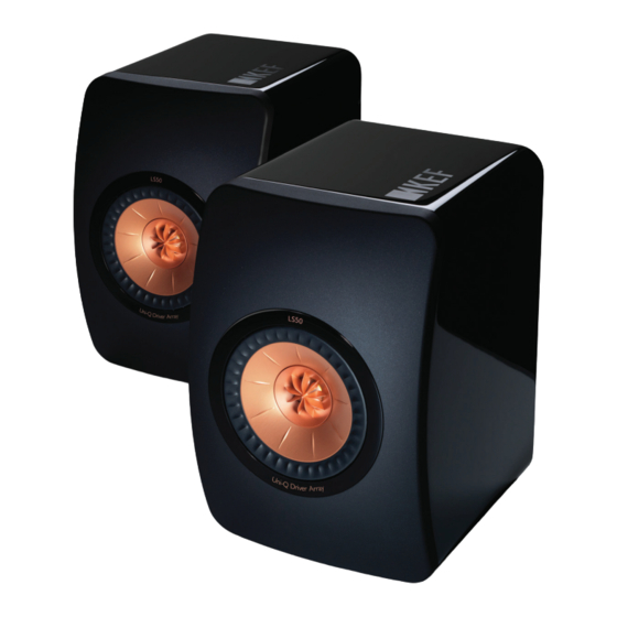 KEF LS50 Owner's Manual