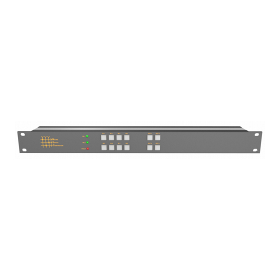 Matrix Switch Corporation MSC-XD84L Product Manual