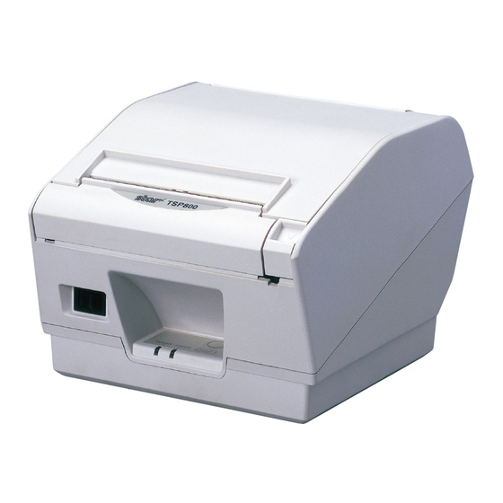 Star TSP847IIU-24 Hardware Manual