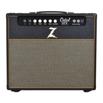 DR. Z Amplification Octal Six Manual