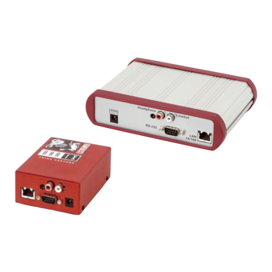 BARIX EXSTREAMER WIRELESS User Manual