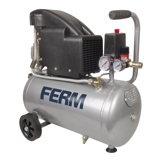 Ferm CRM1045 Compressor Manuals