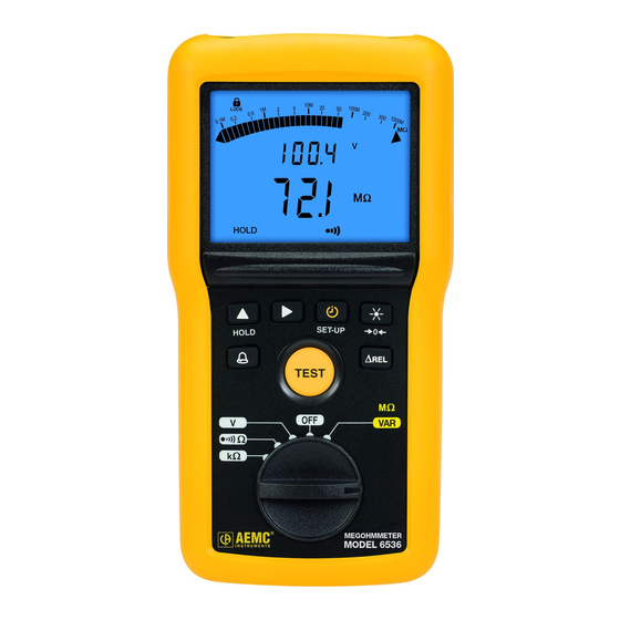AEMC 6536 User Manual