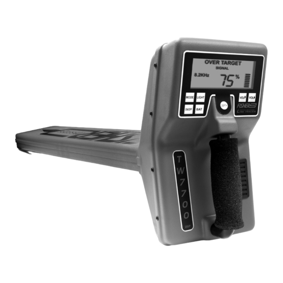 Fisher Labs TW-7700 Operating Manual