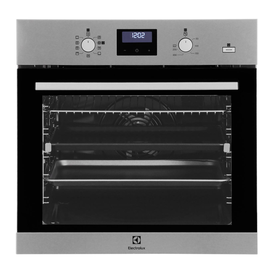 User Manuals: Electrolux KOFEH70X Electric Oven