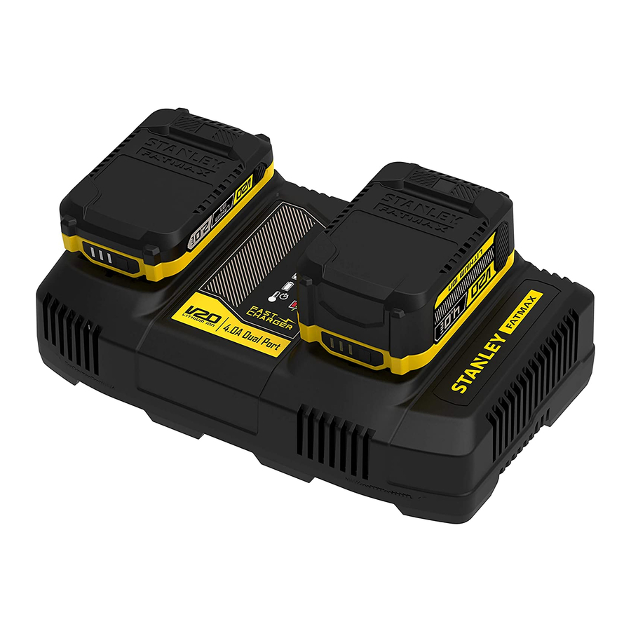 User Manuals: Stanley Fat Max SFMCB24 Battery Charger