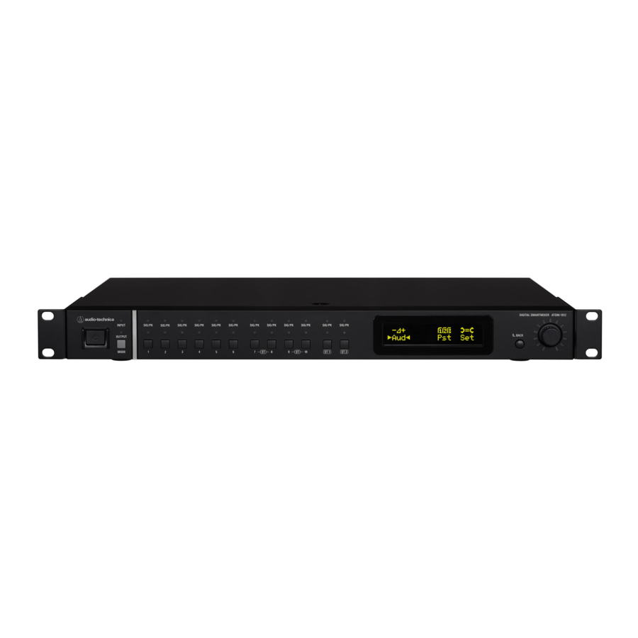 Audio Technica ATDM-1012 User Manual