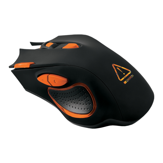 User Manuals: Canyon Corax Gaming Mouse