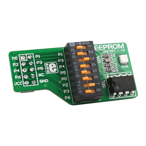 mikroElektronika EEPROM User Manual