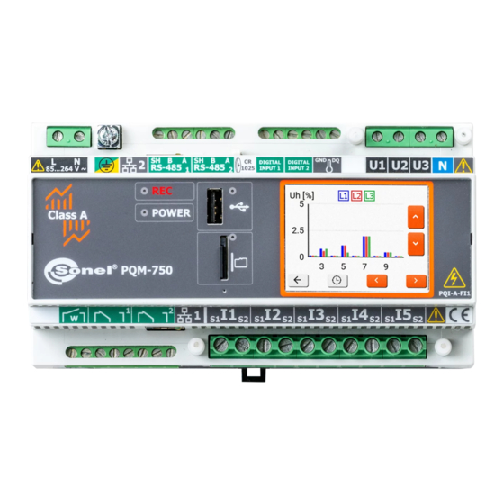 Sonel PQM-750 User Manual