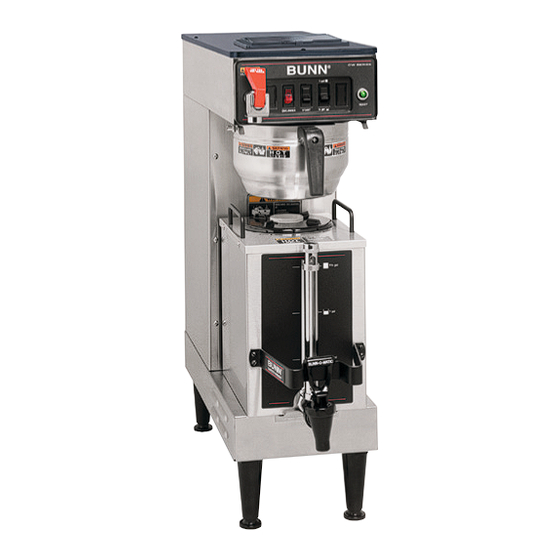 Bunn Single CWTF15 Specifications