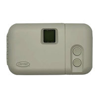 Carrier Thermostat Homeowner's Manual