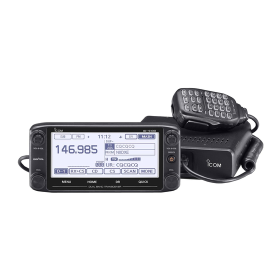 Icom ID-5100A Operating Manual
