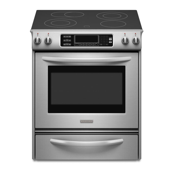 KITCHENAID KESA907PSS ARCHITECT SERIES 30'' SLIDEIN ELECTRIC RANGE PARTS LIST Pdf Download