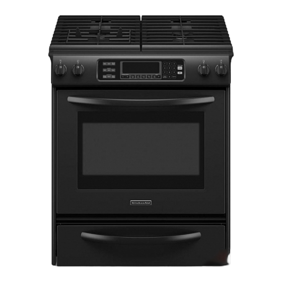 KITCHENAID KGSS907SBL 30" SLIDEIN GAS RANGE PARTS LIST Pdf Download ManualsLib