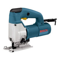 Bosch 1587AVSP-1 - 5 Amp Top-Handle Jig Saw Operating/Safety Instructions Manual