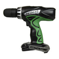 Hitachi DV18DCL - 18V 1.5Ah Lithium Ion Hammer Drill Instruction Manual