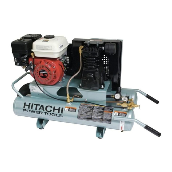 Hitachi EC25E - Lon Wheelbarrow Air Compressor Instruction Manual