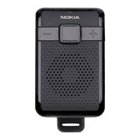 Nokia HF 200 - Speakerphone - Bluetooth hands-free User Manual