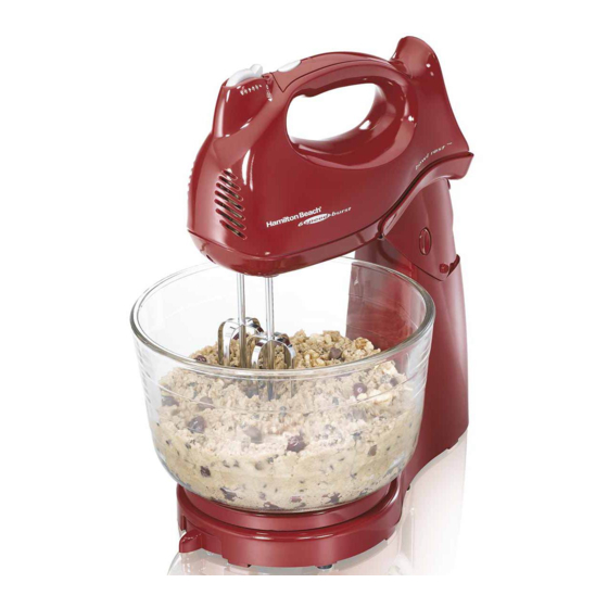 HAMILTON BEACH 64698 6 SPEED STAND MIXER USE & CARE MANUAL Pdf