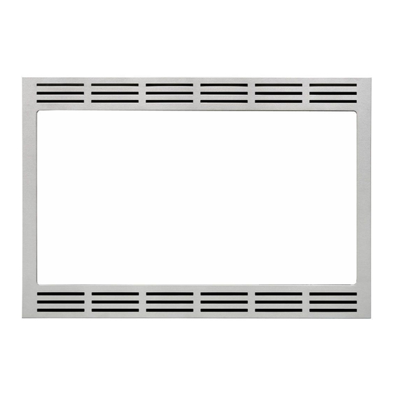 Panasonic NN-TK922SS Installation Instructions Manual