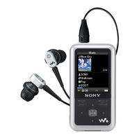 Sony Walkman NWZ-S715F Manuals | ManualsLib