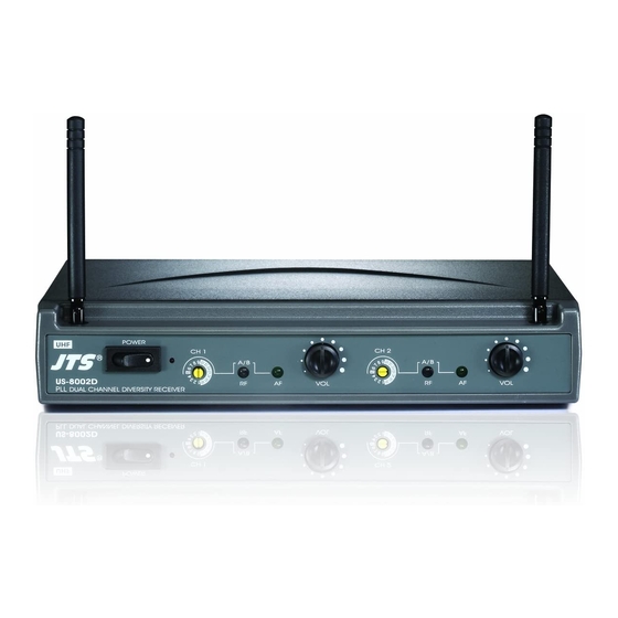 JTS US-8001D Instruction Manual