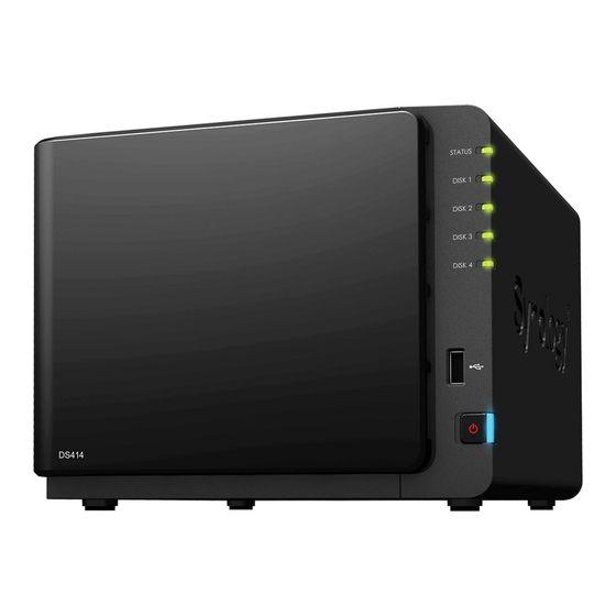 Synology DiskStation DS414 Quick Installation Manual