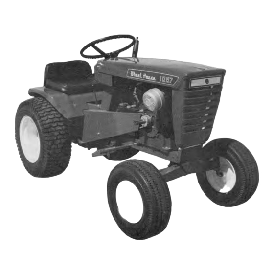 Wheel Horse 1257 Operation And Service Manual