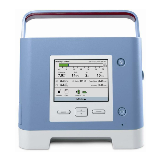 PHILIPS Respironics Trilogy 100 Clinical Manual