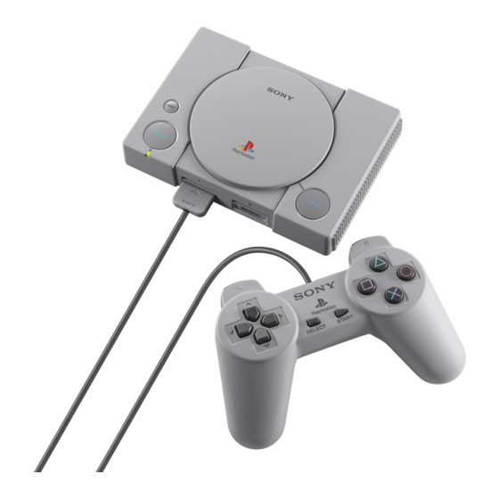 SONY PLAYSTATION CLASSIC INSTRUCTION MANUAL Pdf Download | ManualsLib