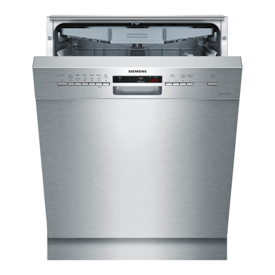 Siemens SN578S36TE Instruction Manual