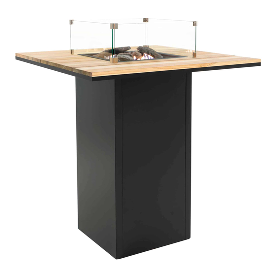Cosi Cosiloft 100 bar table User And Installation Instructions Manual
