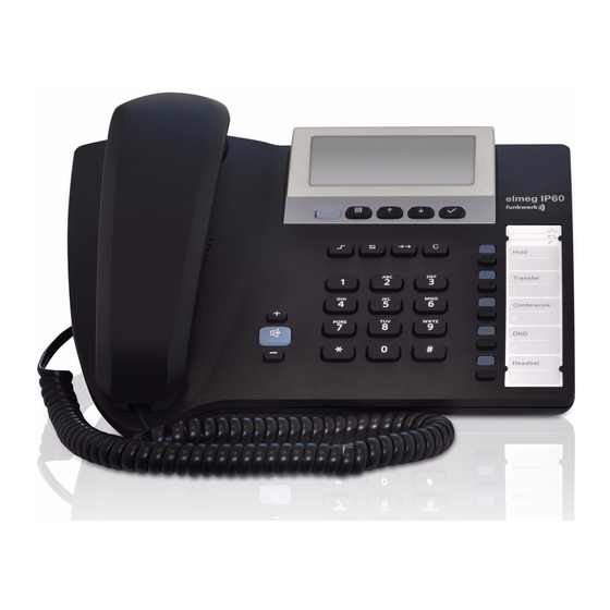 Funkwerk elmeg IP60 IP Telephone Manuals