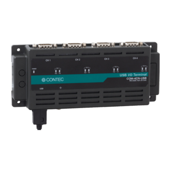 Contec COM-4CN-USB User Manual