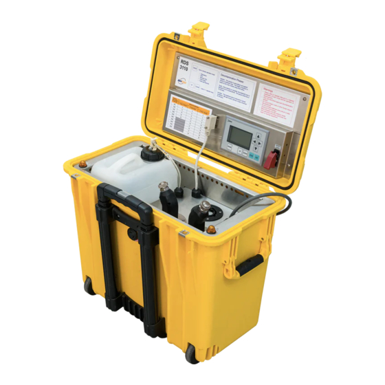 AeroClave RDS 3110 Operator's Manual