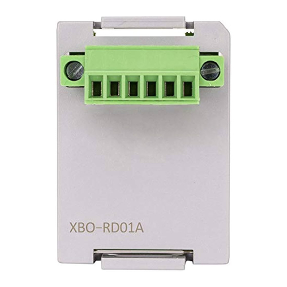 LS ELECTRIC XBO-RD01A Installation Manual